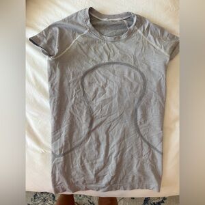 lululemon athletica swiftly tech short sleeve 2.0 in tempo stripe white/black